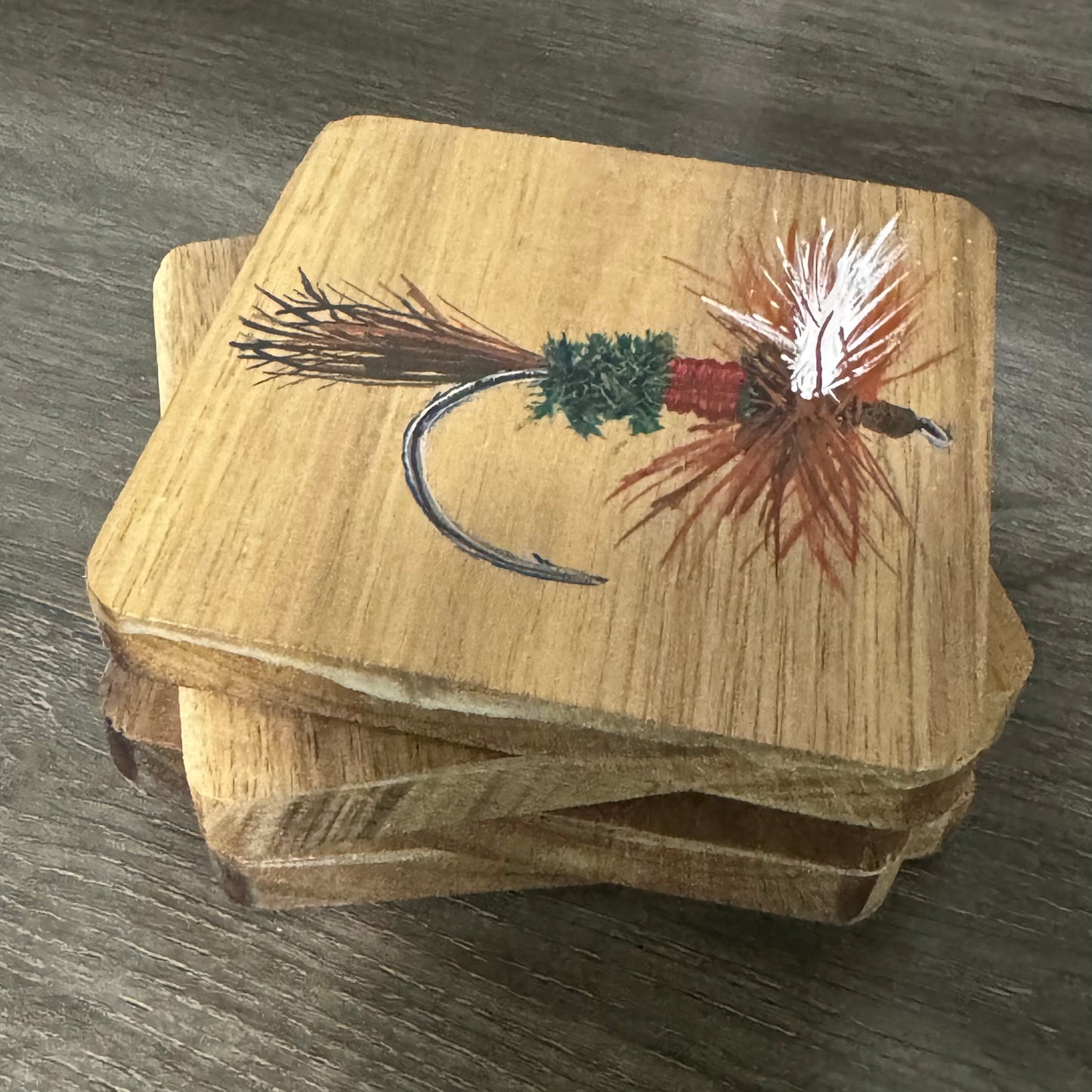 Flyfishing Flies Coasters